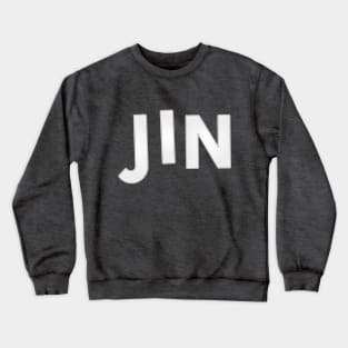 BTS Bangtan Jin Kim Seokjin typography text | Morcaworks Crewneck Sweatshirt